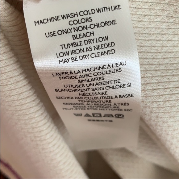 NWT FREE PEOPLE Tan Brown/white thermal sweater - Picture 9 of 11